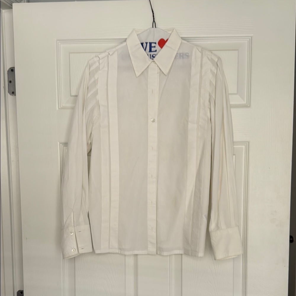 Classic White Men's Shirt